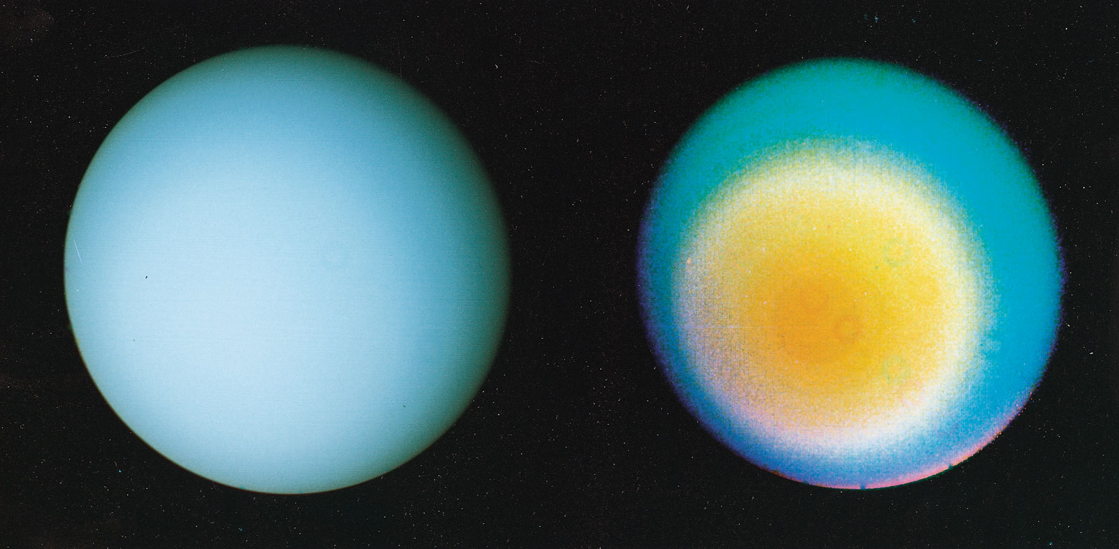 Времена года урана. Вояджер Уран. Вояджер 2 Уран снимки. 1986 Уран. Уран НАСА.