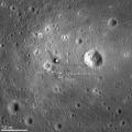 Местото на спуштање на Аполо 11 на Месечината снимено од сондата LRO во 2012 година