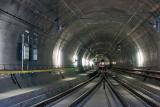 Во внатрешноста на железничкиот тунел Алптранзит Готард
