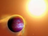 Планета од типот топол Јупитер во блиска орбита околу младата ѕвезда