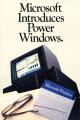 Брошурата Windows 1.0 на Мајкрософт што беше објавена во јануари 1986 година