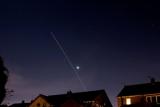 If you’re in the right place at the right time you have a good chance of spotting the ISS. (Flickr: Paul Willows)