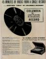 Промотивниот плакат за првите ЛП плочи од Колумбија Рекордс