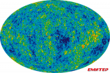 Мапа на микробрановото заднинско зрачење.