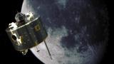 Леталото Хитен во орбита на Месечината (слика: Го Мијазаки)
