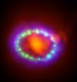 Остатоците од суперновата набљудувани во различни бранови опсези
