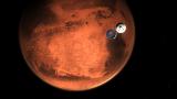 Марс на дофат на мисијата Марс2020  - уметничка визија