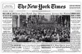 Њујорк Тајмс известува за првото одбележување на Денот на планетата Земја