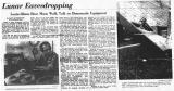 Слика 2: Сензационалниот успех на Бејсингер објавен во весникот Louisville Courirer-Journal на 23 јули 1969 година.