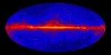Детален поглед на небото во гама-зрачното подрачје (извор: NASA/DOE/Fermi LAT Collaboration)