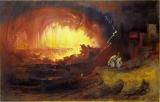 Уметничката визија на сликарот Џон Мартин за уништувањето на Содом и Гомора