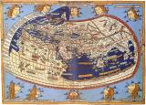 Карта на светот според Клавдиј Птоломеј. Илустрацијата е изработена во 15-тиот век.