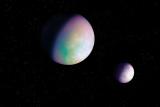 Уметничка визија на водените светови Кеплер-138c i Кеплер-138d