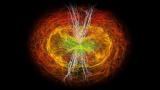 Нумеричка симулација на спојување на неутронските ѕвезди за да формираат црна дупка
