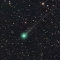 Кометата C/2023 P1 (Нишимура), фотографирана од Шпанија. 