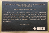 Комеморативна плоча поставена во 2023 година од страна а IEEE