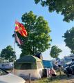 Дел од македонскиот камп на радиоаматерскиот саем во Германија 