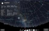 На сликата јасно се гледа позицијата на 3 Sagittarii на небесната сфера точно во моментот на нејзиниот кулиминациски транзит јужно над хоризонтот во Битола